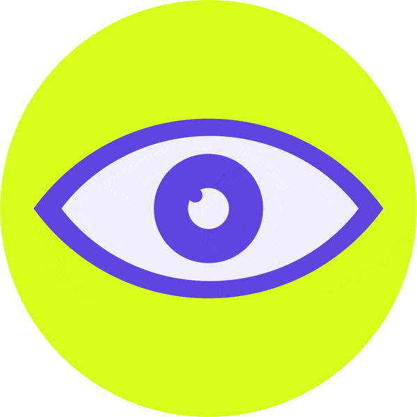 Animated eye logo